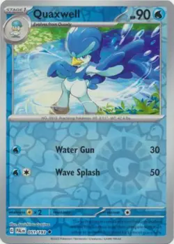 Quaxwell 51/193 Reverse Holo | Paldea Evolved | Pokemon Card - Image 1