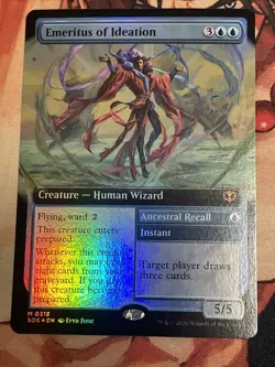 MTG Emeritus of Ideation (Extended Art) Secrets of Strixhaven Foil M 0315! - Image 1