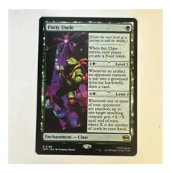 Party Dude 0128 TMNT MTG Enchantment Class Regular Green 2026 - Image 1