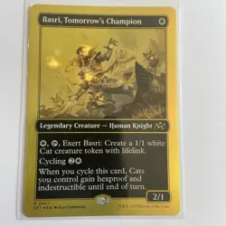 MTG: Aetherdrift - Basri, Tomorrow’s Champion(First Place Foil) - Rare - 0427NM - Image 1