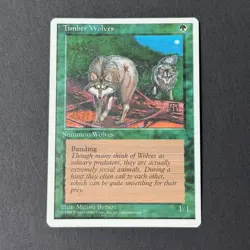 MTG Magic The Gathering: Timber Wolves - 4th Edition - Image 1