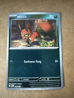 Pokemon Mega Evolution Nickit 089/132 Reverse Holo NM - Image 1