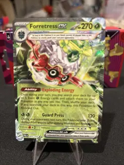 Holo Double Rare Forretress EX #005/193 S&V Paldea Evolved Set Pokemon Card TCG - Image 1