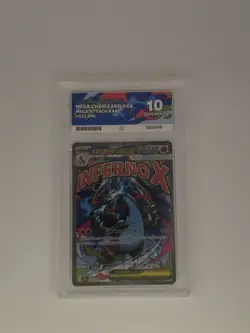 Pokemon TCG Mega Charizard X Ex Mega Attack Rare 223/193 Gem Mint 10 Ace - Image 1