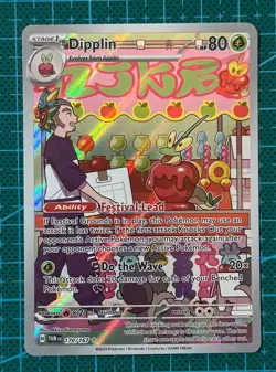 Pokemon TCG Dipplin 170/167 Illustration Rare S&V Twilight Masquerade English - Image 1