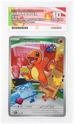 Pokemon TCG - Charmander MEP 038 - First Partner Illustration Collection Ace 10 - Image 1