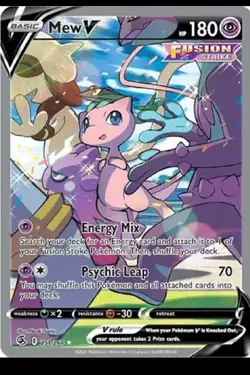 Mew V Fusion Strike Alternate Full Art 251/264 Ultra Rare Alt Art Pokemon TCG - Image 1