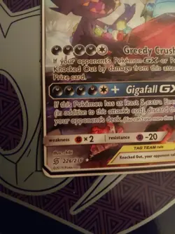 Pokemon Unified Minds Mega Sableye & Tyranitar GX 226/236 Alt Art MP-HP - Image 4