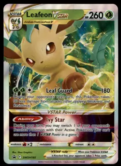 2023 Sword & Shield - Crown Zenith Leafeon VSTAR VSTAR/Rare Holo VSTAR #14 - Image 1
