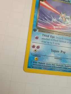 Pokemon Dark Golduck 37/82 Team Rocket 1st Edition Uncommon 60 MP Regular - Image 2