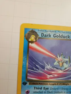 Pokemon Dark Golduck 37/82 Team Rocket 1st Edition Uncommon 60 MP Regular - Image 3