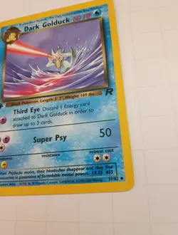 Pokemon Dark Golduck 37/82 Team Rocket 1st Edition Uncommon 60 MP Regular - Image 5