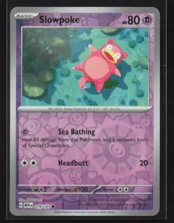 Slowpoke #079/165 SV: Scarlet & Violet 151 Reverse Holo Pokemon TCG NM/M - Image 1