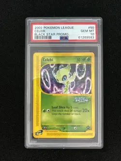2003 Pokemon TCG English PROMO Celebi #50 PSA 10 RI69 - Image 1
