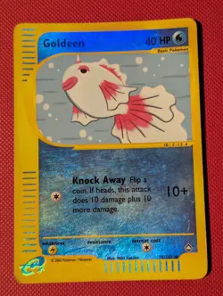 Pokemon - Goldeen - 78/147 Reverse Holo E Reader - Aquapolis MP - Image 1