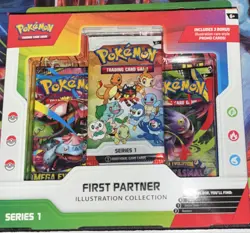 Pokemon TCG First Partner Pack Series 1 Illustration Collection Promo Box - Image 1
