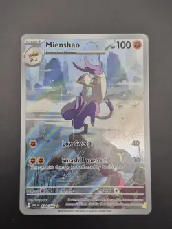 Mienshao 134/086 SV White Flare Illustration Rare Pokemon TCG IR English - Image 1