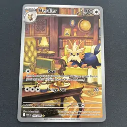 Herdier 155/086 Sv: White Flare Holo. Pokemon TCG - Image 1