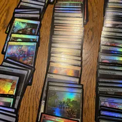 MTG 550 Count ALL FOIL Commons Uncommons Bulk Lot With Card Box & Spindown Dice - Image 5