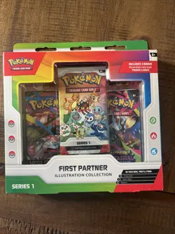 Pokemon Trading Card Game Series 1 First Partner Illustration Collection Sealed - Image 1
