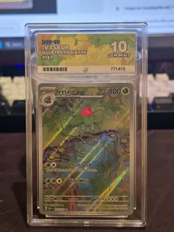 Pokemon TCG Ivysaur Scarlet Violet-151 Holo Card 167/165 Ace 10 English - Image 1