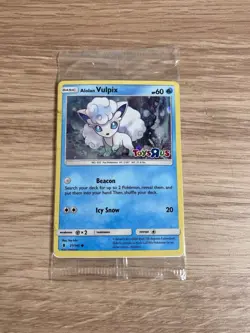 Pokemon Card Alolan Vulpix 21/145 Toys R US Promo - New & Sealed - Image 1