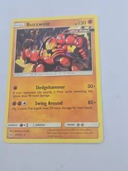 Pokemon TCG Forbidden Light - Buzzwole 77/131 - English Common Card NM - Image 3