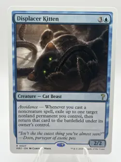Magic The Gathering Displacer Kitten Mystery Booster 2 Regular - Image 1