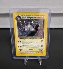 Dark Magneton Team Rocket 11/82 Holo Rare With Swirl WOTC Vintage Pokemon TCG - Image 1