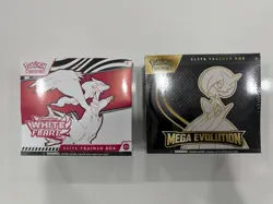 Pokemon TCG Scarlet & Violet White Flare ETB + Mega Evolution Gardevoir Sealed - Image 1