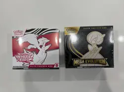 Pokemon TCG Scarlet & Violet White Flare ETB + Mega Evolution Gardevoir Sealed - Image 2