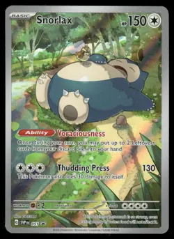 Pokemon Cards Snorlax 051 Scarlet & Violet Promo NM - Image 1