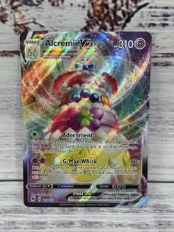 Alcremie VMAX Champion's Path 023/073 Holo Ultra Rare Full Art Pokemon TCG Card - Image 1