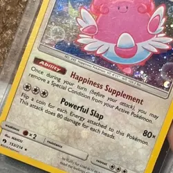 Blissey Pokemon 153/214 HD Swirl 🌀! - Lost Thunder Blister - Cosmo Ver Holo - Image 5