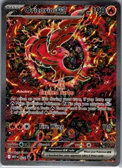 Oricorio ex 024 ME: Mega Evolution Promo - Pokemon Card - NM - Image 1