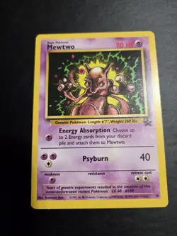 Pokemon TCG Mewtwo Wizards Black Star Promos 14 Regular Promo - Image 1