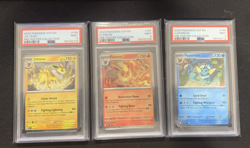PSA 9 Flareon 167, Vaporeon 168, Jolteon 169 SVP PROMO Prismatic Poster Pokemon - Image 1