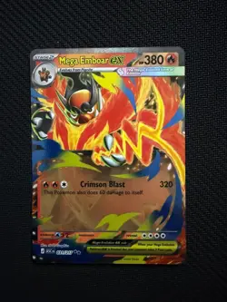 Mega Emboar ex 031/217 Double Rare Ascended Heroes Pokemon Near Mint - Image 1