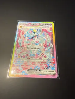 Pokemon Sylveon ex 156/131 Sv: Prismatic Evolutions Promo Full Art Holo 270 HP - Image 2