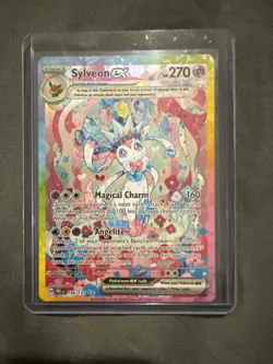 Sylveon ex Sir 156/131 Sv: Prismatic Evolutions Pokemon TCG Special Illustration - Image 1