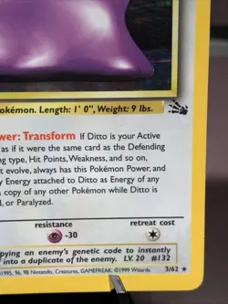 Pokemon TCG 1st Edition Ditto Non Holo & Holo Rare Fossil Set WOTC VTG 1999 - Image 5