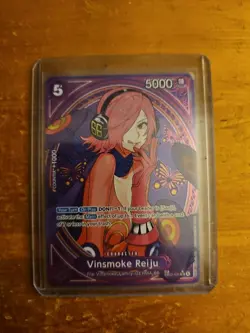 Vinsmoke Reiju EB03-031 SR Parallel One Piece Card NM - Image 1