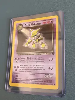 Dark Alakazam 1/82 Holo Rare Team Rocket Pokemon Card 1999 WOTC LP+ - Image 3