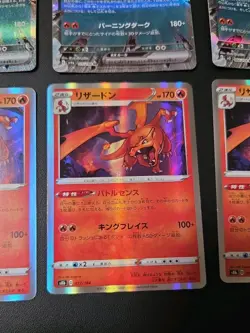 ​Pokemon Card Japanese Charizard Lot 9 V ex Tera Dark Holo Foil NM - Image 3