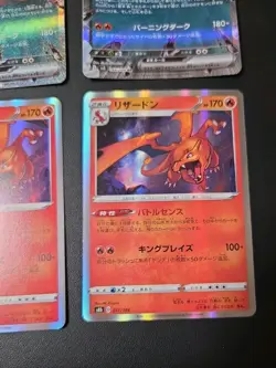 ​Pokemon Card Japanese Charizard Lot 9 V ex Tera Dark Holo Foil NM - Image 4