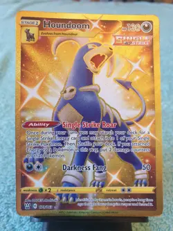 HOUNDOOM 179/163 SWSH BATTLE STYLES 2021 POKEMON CARD - Image 1