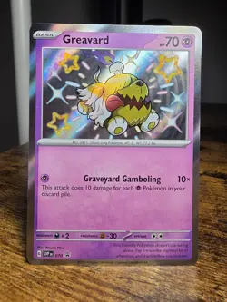 Pokemon TCG English Greavard 070 Sv: Scarlet & Violet Promo Cards Holo NM - Image 1