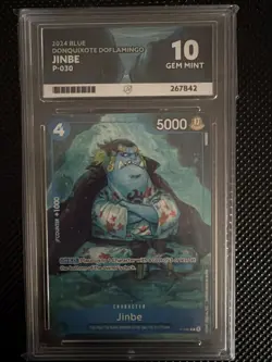 One Piece CCG Jinbe (Event Pack Vol.1) Promo Card P-030 ACE 10 - Image 1