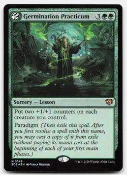 Germination Practicum 149 Secrets of Strixhaven Magic: The Gathering Foil NM - Image 1
