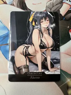 Akeno High School DxD Goddess Story Waifu Anime Custom Card - Image 1